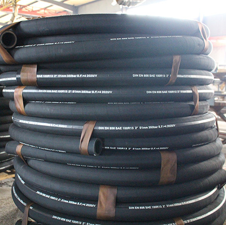SAE 100R13高壓鋼絲纏繞膠管